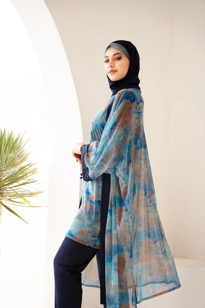 Burkini Bleu Marine Mira Maya Square