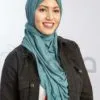 Hijab Jersey Cotton Acrylic Blue