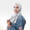 Hijab Jersey Cotton Gray