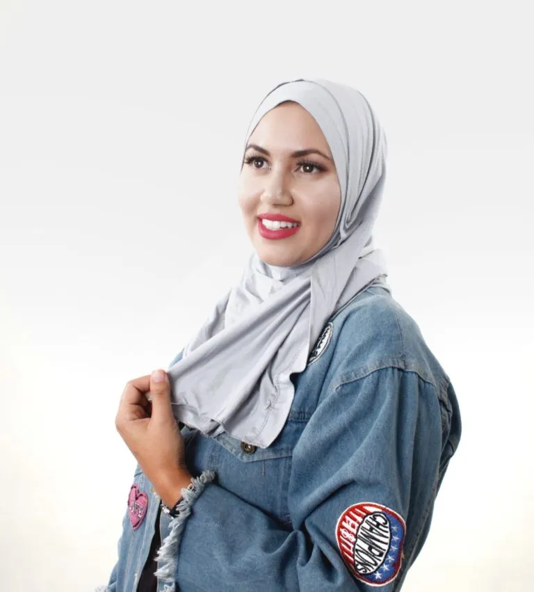 Hijab Jersey Cotton Gray