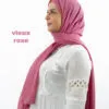 foulard crêpe vieux rose