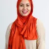 Hijab Jersey Cotton Orange