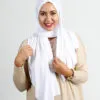 Hijab Jersey Cotton White