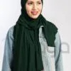 foulard viscose Vert Sapin