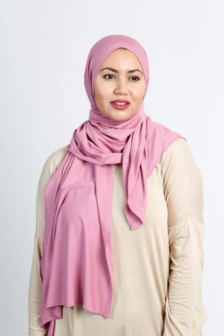 Hijab Jersey Cotton Pink