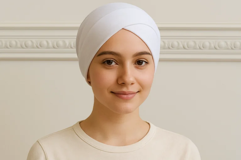 Bonnet Croisé Blanc