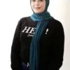 Foulard viscose vert canard