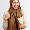 Hijab Jersey Cotton Cinnamon