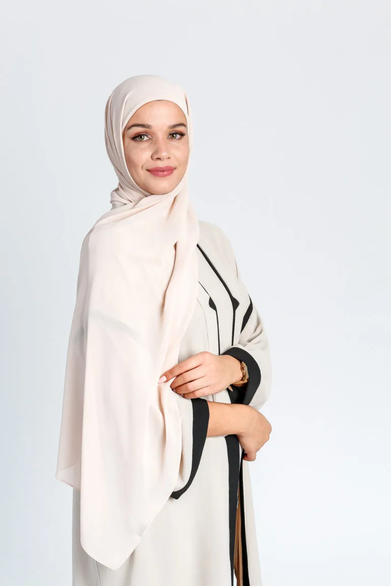 instant hijab Beige