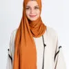 Hijab à Enfiler Jersey Cannelle Wrap & Go