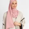 Hijab à Enfiler Jersey Rose