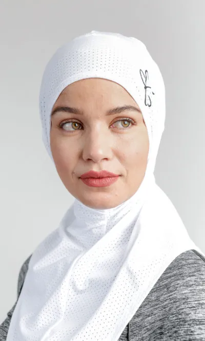 Hijab Sports Scarf White