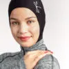 Maya Hijab Sports Scarf Black