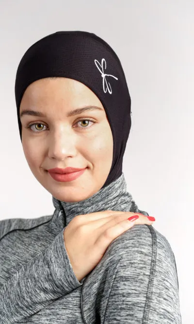 Maya Sport Hijab - Noir