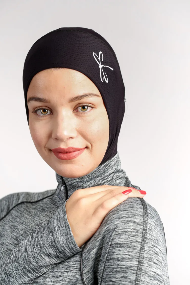 Maya Sport Hijab - Noir