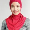 Maya Hijab de Sport Rouge Bordeaux