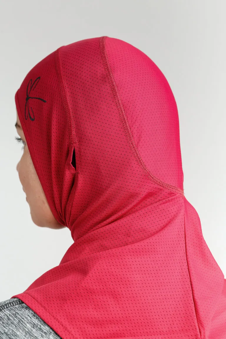 Maya sport hijab Rouge bordeaux