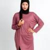 Indian Pink Long Oversized Sweater