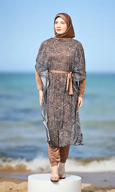 Burkini Tigre Femme 4 pièces