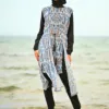 Burkini Noir Maillot de Bain Femme Voilée Soline