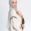 Instant hijab Gris