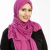 Hijab Jersey Cotton Fuchsia pink