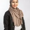 Hijab Jersey Cotton Greige