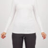 Pull Coton Manches Longues - Blanc