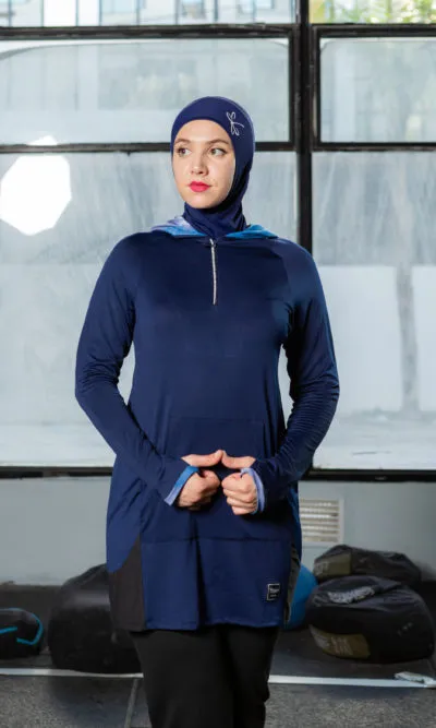 Pull de sport Warrior Blue