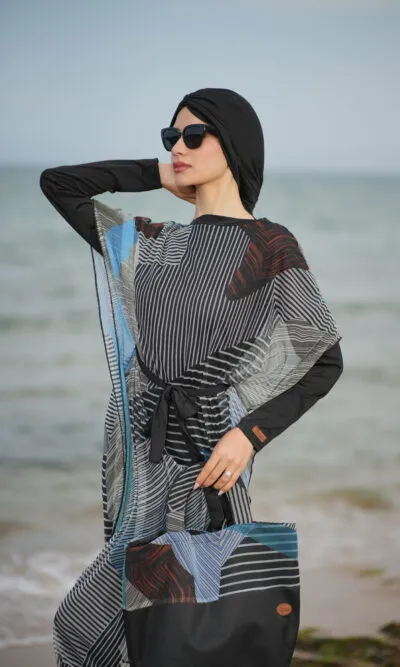 turban de natation noir