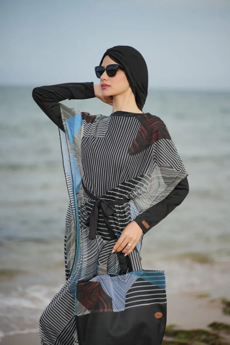 turban de natation noir