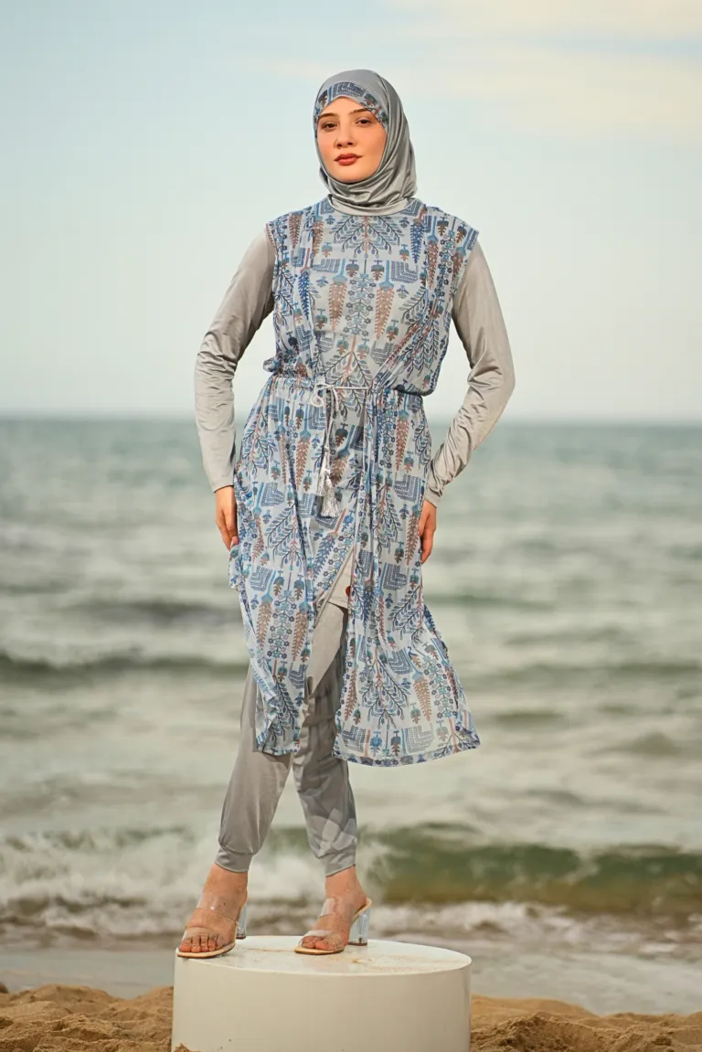 Hijab Swimsuit Soline Grey