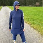 Blue Printed Sports Pullover - Brave photo review