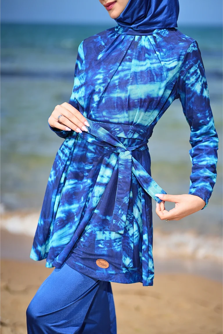 burkini bleu