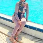 Veiled Women's Burkini - Orchid photo review