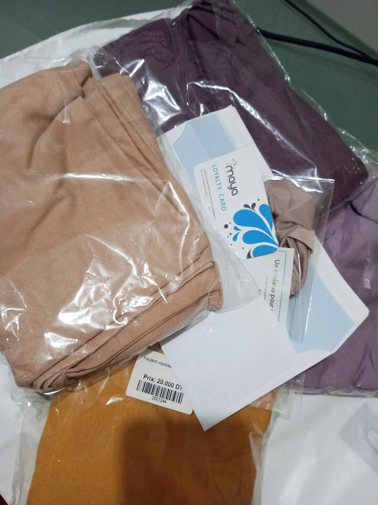 Hijab Jersey Cotton - Rose Brown photo review