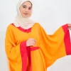 Long Sleeve Maxi Dress Orange