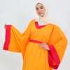 robe longue orange