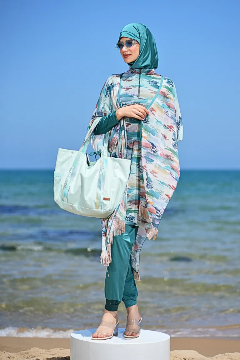 Sac de Plage Femme Aura Vert