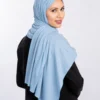 Foulard Jersey Bleu Jean
