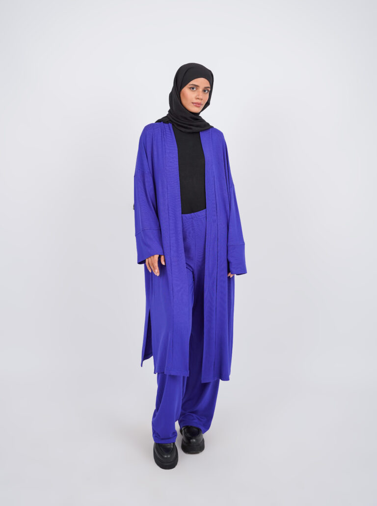 Cardigan And Trouser Set Royal Blue