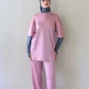 Modest Wide Leg Sports Pants for Women