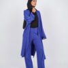 ensemble gilet pantalon bleu