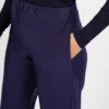 Pantalon sport large femme - Bleu marine