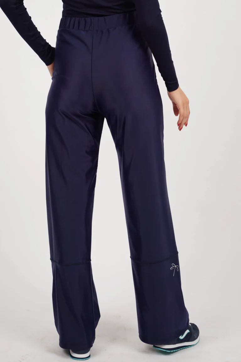 Pantalon sport large femme - Bleu marine