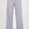 Women's Wide Leg Pants - Light Gray