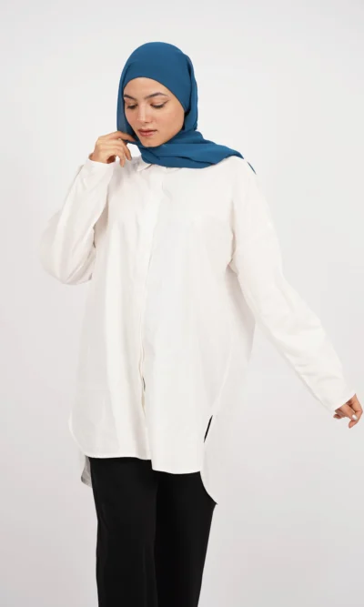 chemise oversize blanche