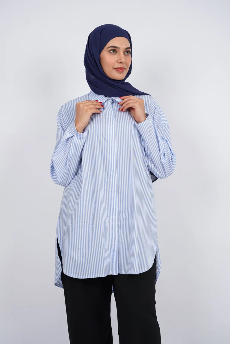 chemise oversize femme rayée