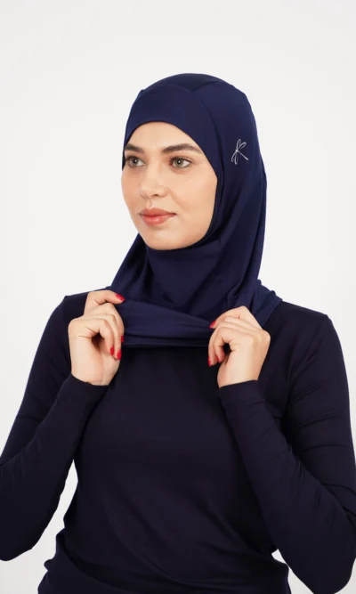 foulard de sport bleu