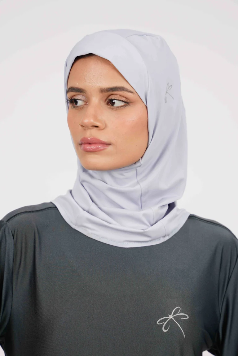 foulard de sport gris